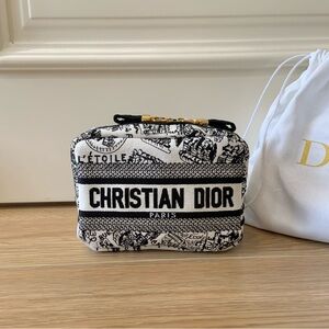 Christian Dior Black & White Cosmetic Case